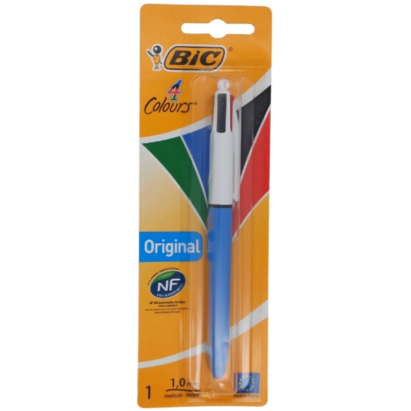 BIC 4 Colours Original, 4 Farben Druckkugelschreiber, Kugelschreiber