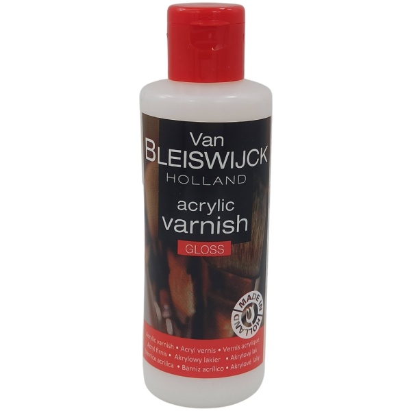 Acryllack Firnis, Klarlack glänzend, transparent, 80ml (8,49€/100ml)