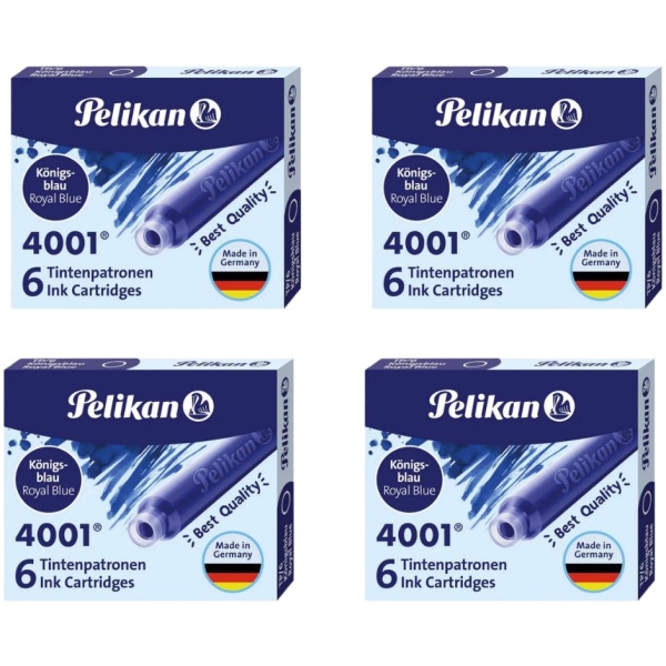 PELIKAN 4001 Tintenpatronen, Königsblau, 6 - 60 Stück, Patronen, Füller – Bild 4