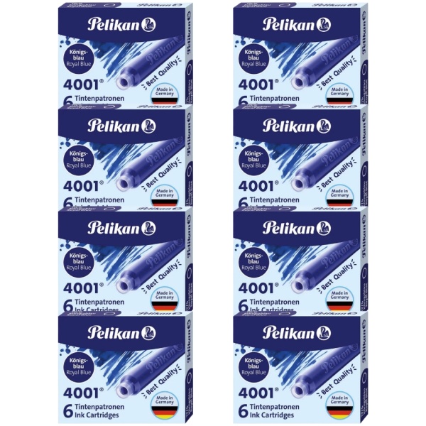 PELIKAN 4001 Tintenpatronen, Königsblau, 6 - 60 Stück, Patronen, Füller – Bild 6