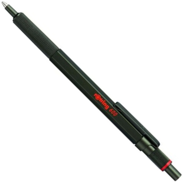 rOtring Druckkugelschreiber 600, metallic-grün, Ganzmetall-Gehäuse