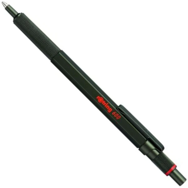 rOtring Druckkugelschreiber 600, metallic-grün, Ganzmetall-Gehäuse