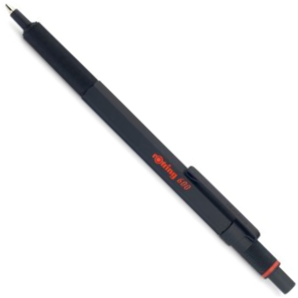 rOtring Druckkugelschreiber 600, Ganzmetall-Gehäuse schwarz